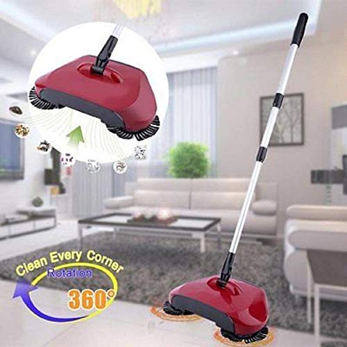 All in One Magical Hand Push Rotating Sweeping Machine - Automatic Room and Office Floor Cleaner